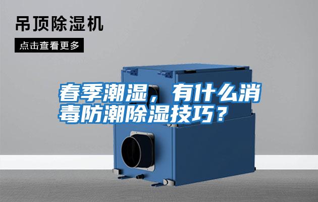春季潮濕，有什么消毒防潮除濕技巧？