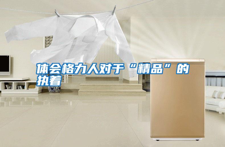 體會(huì )格力人對于“精品”的執著(zhù)