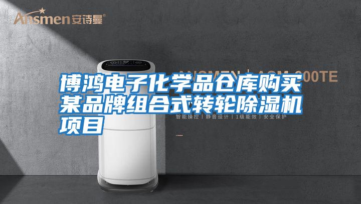 博鴻電子化學(xué)品倉庫購買(mǎi)某品牌組合式轉輪除濕機項目