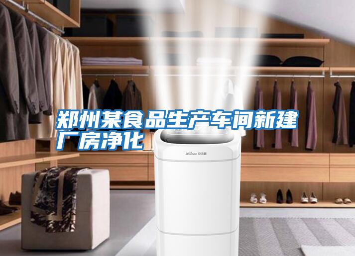 鄭州某食品生產(chǎn)車(chē)間新建廠(chǎng)房?jì)艋?/></p>
						    <p style=