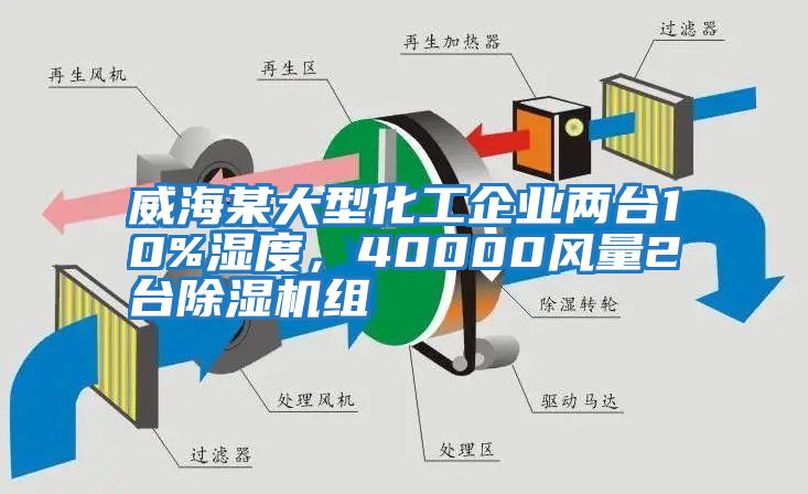 威海某大型化工企業(yè)兩臺10%濕度，40000風(fēng)量2臺除濕機組