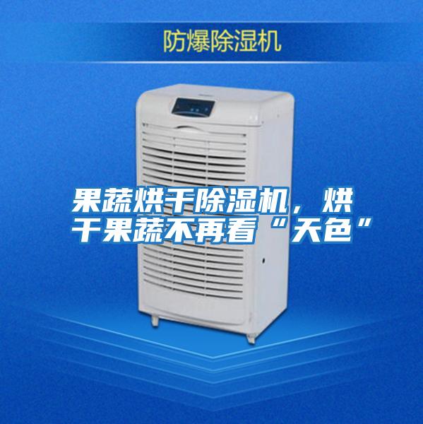 果蔬烘干除濕機，烘干果蔬不再看“天色”