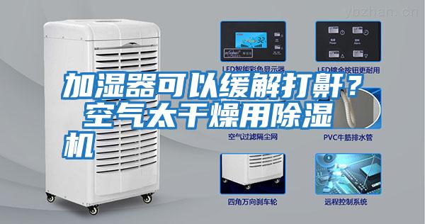 加濕器可以緩解打鼾？ 空氣太干燥用除濕機