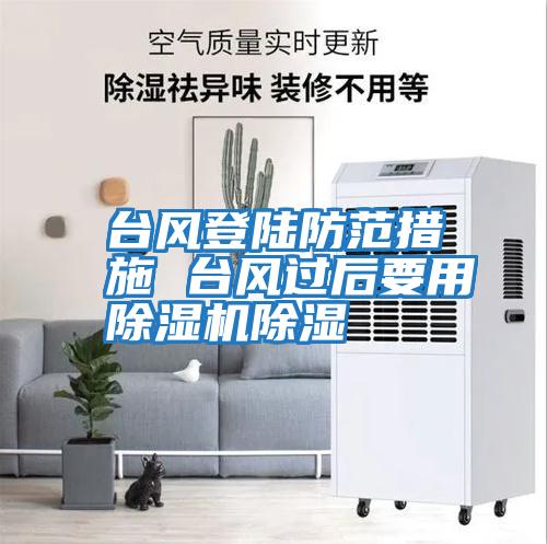 臺風(fēng)登陸防范措施 臺風(fēng)過(guò)后要用除濕機除濕