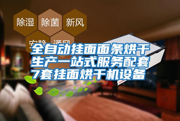 全自動(dòng)掛面面條烘干生產(chǎn)一站式服務(wù)配套7套掛面烘干機設備