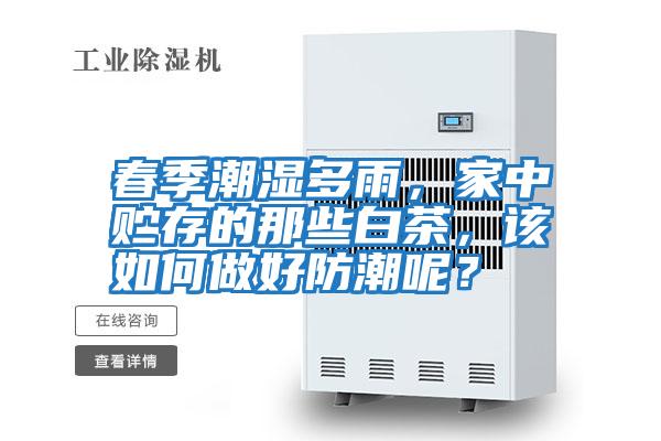 春季潮濕多雨，家中貯存的那些白茶，該如何做好防潮呢？
