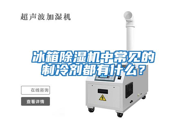 冰箱除濕機中常見(jiàn)的制冷劑都有什么？