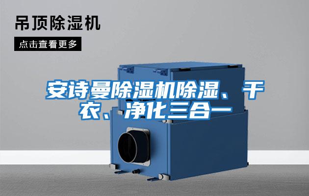 安詩(shī)曼除濕機除濕、干衣、凈化三合一