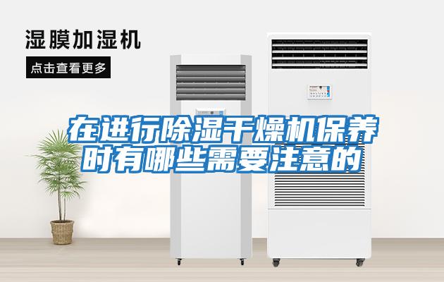在進(jìn)行除濕干燥機保養時(shí)有哪些需要注意的