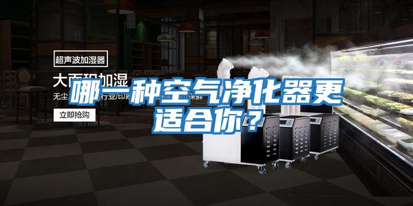 哪一種空氣凈化器更適合你？