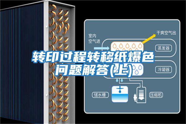 轉印過(guò)程轉移紙爆色問(wèn)題解答(上)