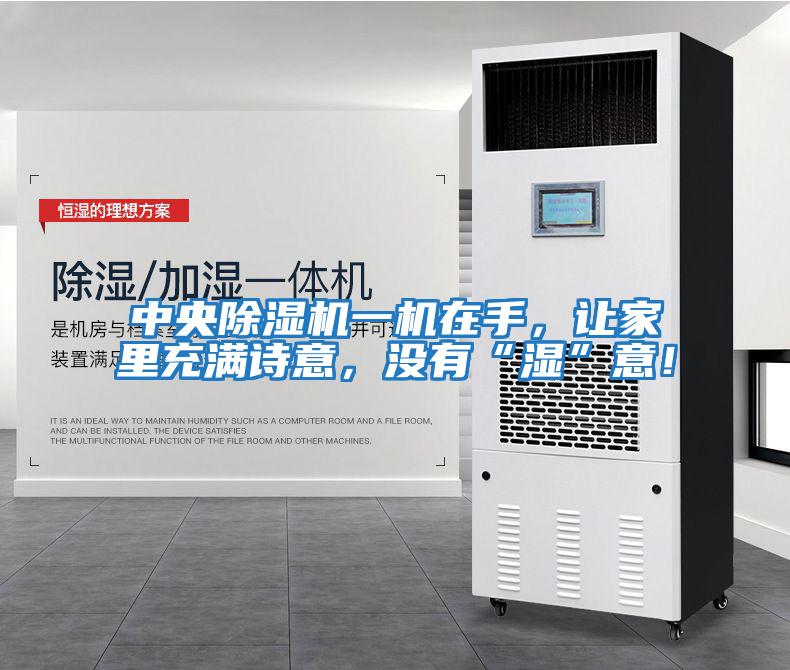 中央除濕機一機在手，讓家里充滿(mǎn)詩(shī)意，沒(méi)有“濕”意！