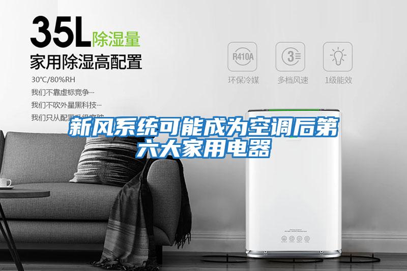 新風(fēng)系統可能成為空調后第六大家用電器