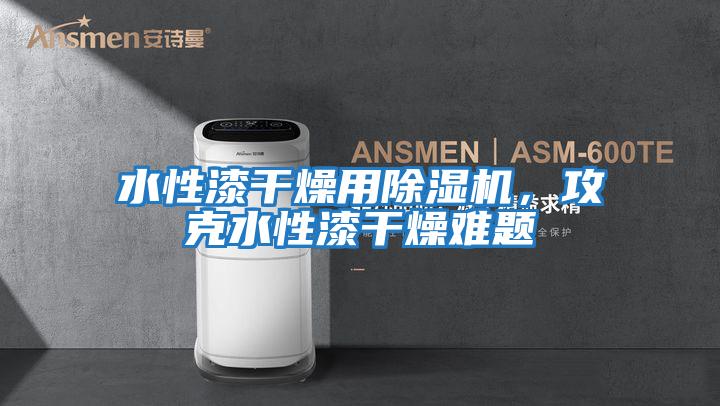水性漆干燥用除濕機，攻克水性漆干燥難題