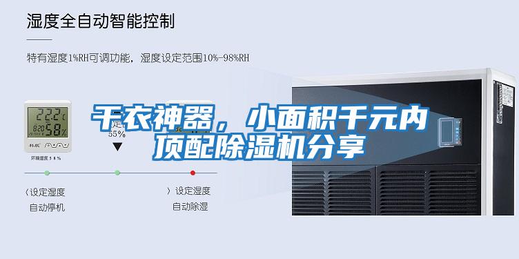 干衣神器，小面積千元內頂配除濕機分享