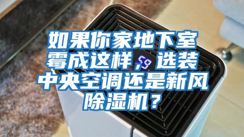 如果你家地下室霉成這樣，選裝中央空調還是新風(fēng)除濕機？
