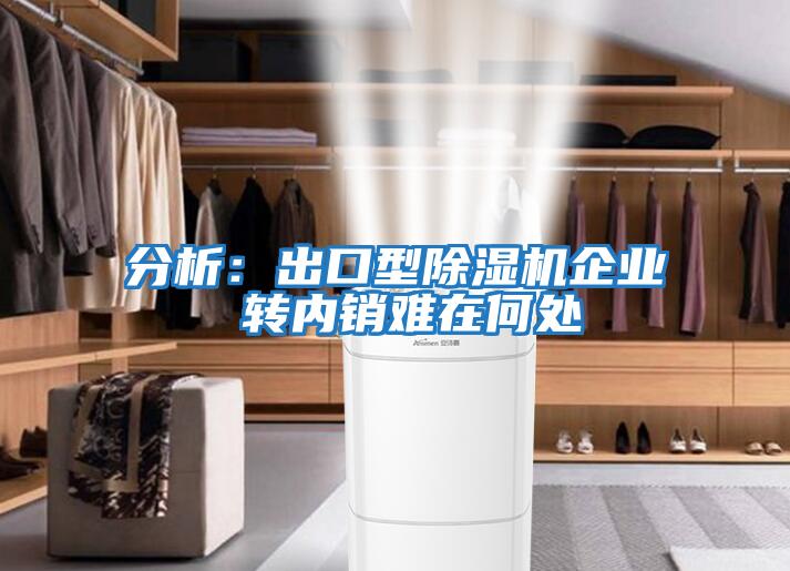 分析：出口型除濕機企業(yè) 轉內銷(xiāo)難在何處