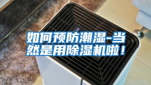 如何預防潮濕-當然是用除濕機啦！