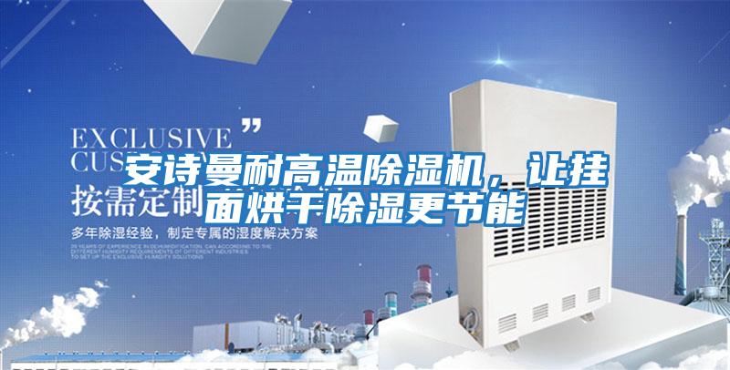 安詩(shī)曼耐高溫除濕機，讓掛面烘干除濕更節能