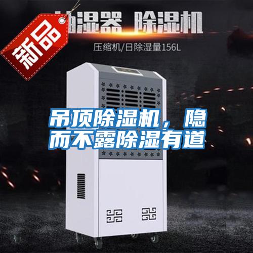 吊頂除濕機，隱而不露除濕有道