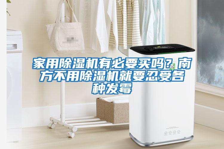 家用除濕機有必要買(mǎi)嗎?南方不用除濕機就要忍受各種發(fā)霉