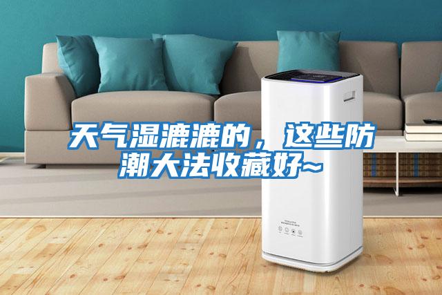 天氣濕漉漉的，這些防潮大法收藏好~