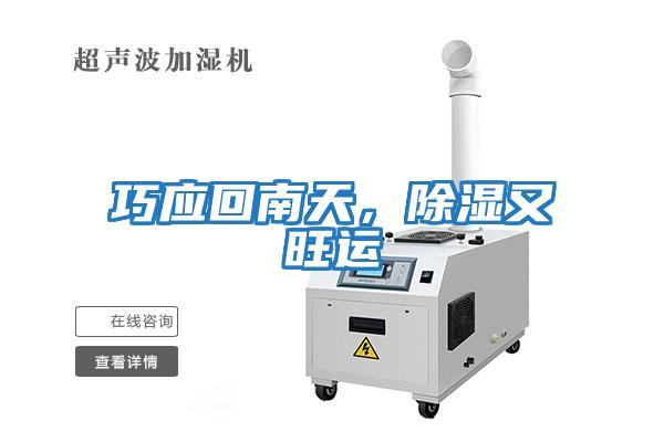 巧應回南天，除濕又旺運