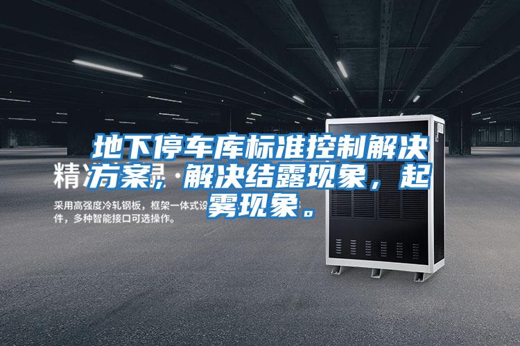 地下停車(chē)庫標準控制解決方案，解決結露現象，起霧現象。