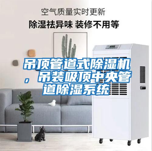 吊頂管道式除濕機，吊裝吸頂中央管道除濕系統