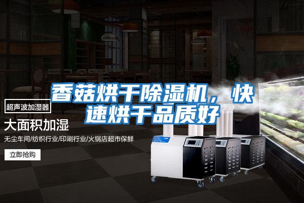 香菇烘干除濕機，快速烘干品質(zhì)好