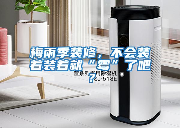 梅雨季裝修，不會(huì )裝著(zhù)裝著(zhù)就“霉”了吧？