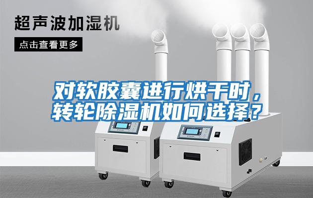 對軟膠囊進(jìn)行烘干時(shí)，轉輪除濕機如何選擇？
