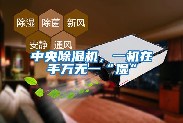 中央除濕機，一機在手萬(wàn)無(wú)一“濕”