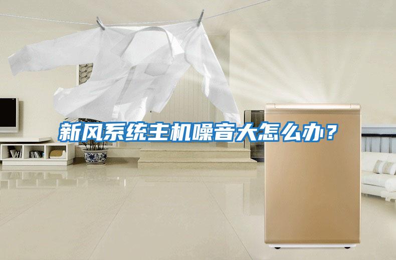 新風(fēng)系統主機噪音大怎么辦？