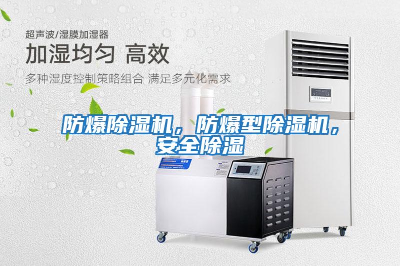 防爆除濕機，防爆型除濕機，安全除濕