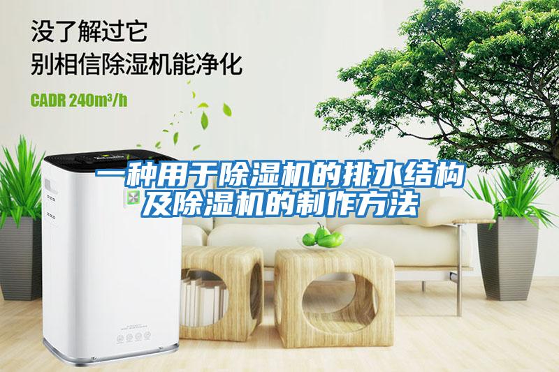 一種用于除濕機的排水結構及除濕機的制作方法