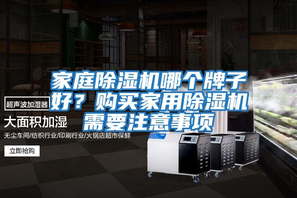 家庭除濕機哪個(gè)牌子好?購買(mǎi)家用除濕機需要注意事項