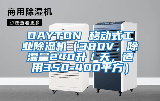 DAYTON 移動(dòng)式工業(yè)除濕機（380V，除濕量240升／天，適用350-400平方）