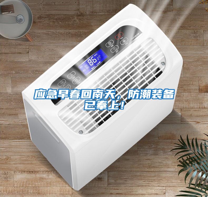 應急早春回南天，防潮裝備已奉上！
