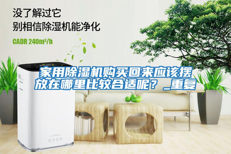 家用除濕機購買(mǎi)回來(lái)應該擺放在哪里比較合適呢？_重復