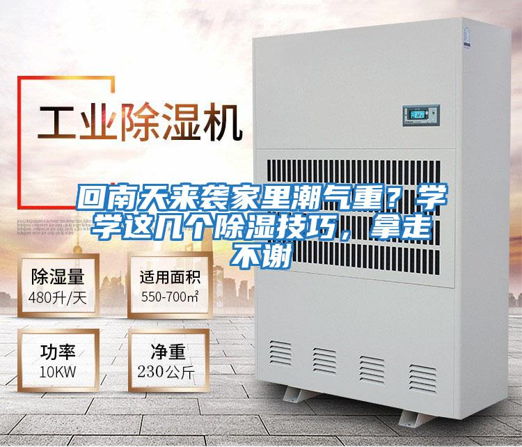 回南天來(lái)襲家里潮氣重？學(xué)學(xué)這幾個(gè)除濕技巧，拿走不謝