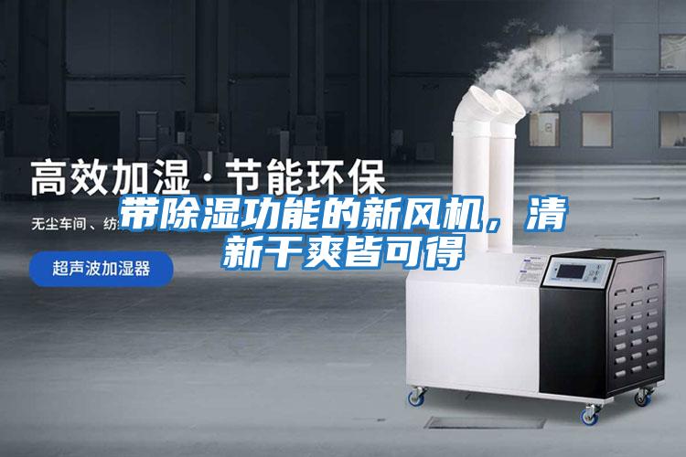 帶除濕功能的新風(fēng)機，清新干爽皆可得