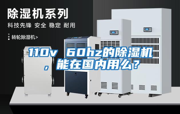 110v 60hz的除濕機，能在國內用么？