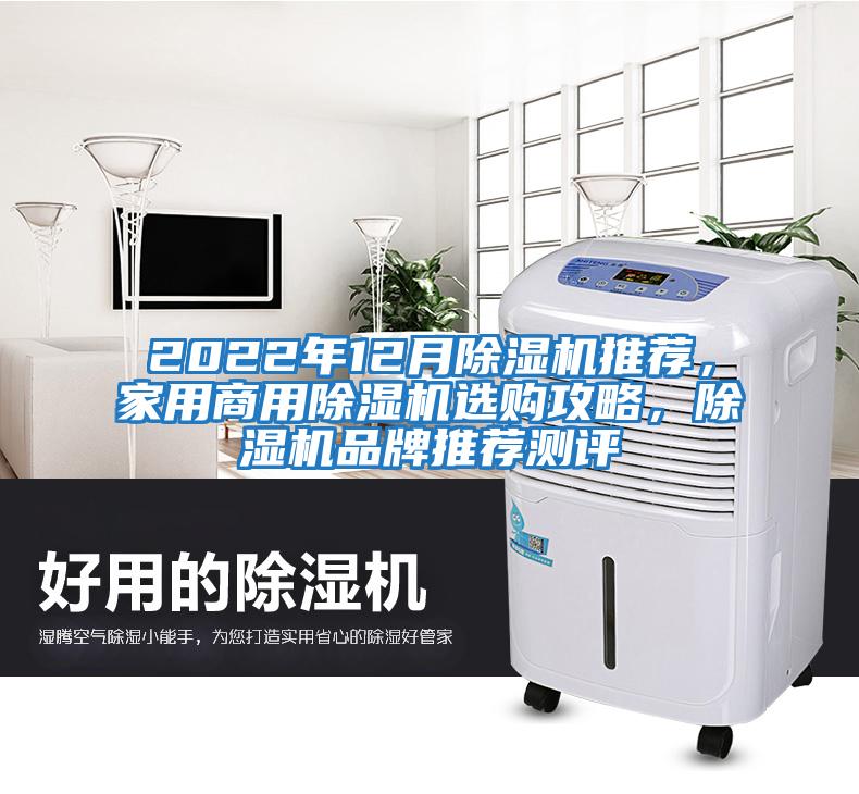 2022年12月除濕機推薦，家用商用除濕機選購攻略，除濕機品牌推薦測評