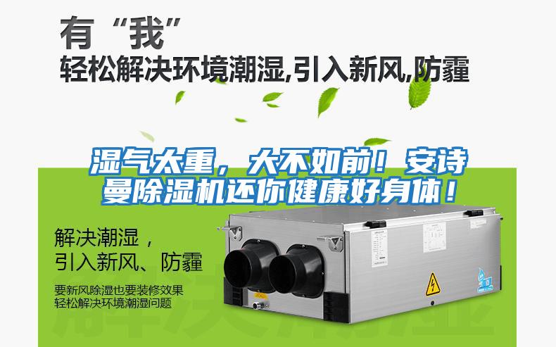 濕氣太重，大不如前！安詩(shī)曼除濕機還你健康好身體！