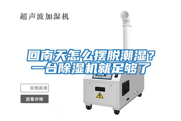 回南天怎么擺脫潮濕？一臺除濕機就足夠了