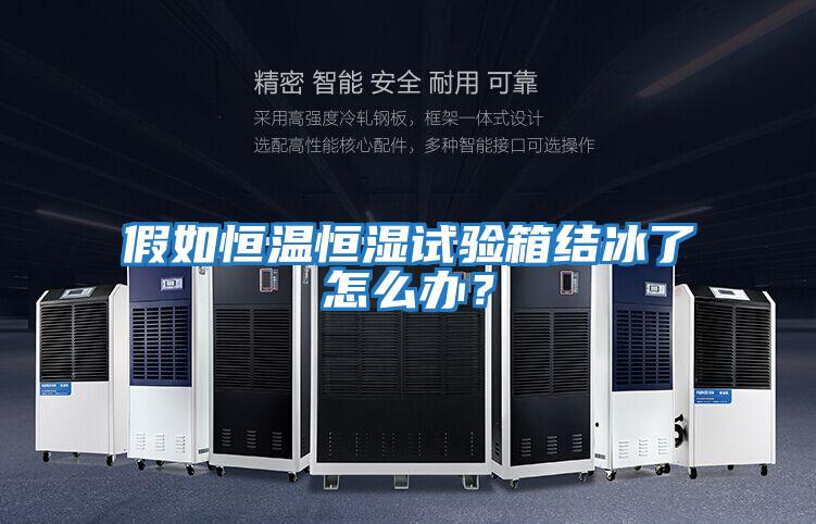 假如恒溫恒濕試驗箱結冰了怎么辦？