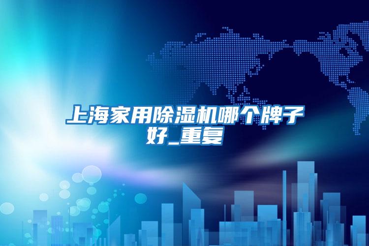 上海家用除濕機哪個(gè)牌子好_重復