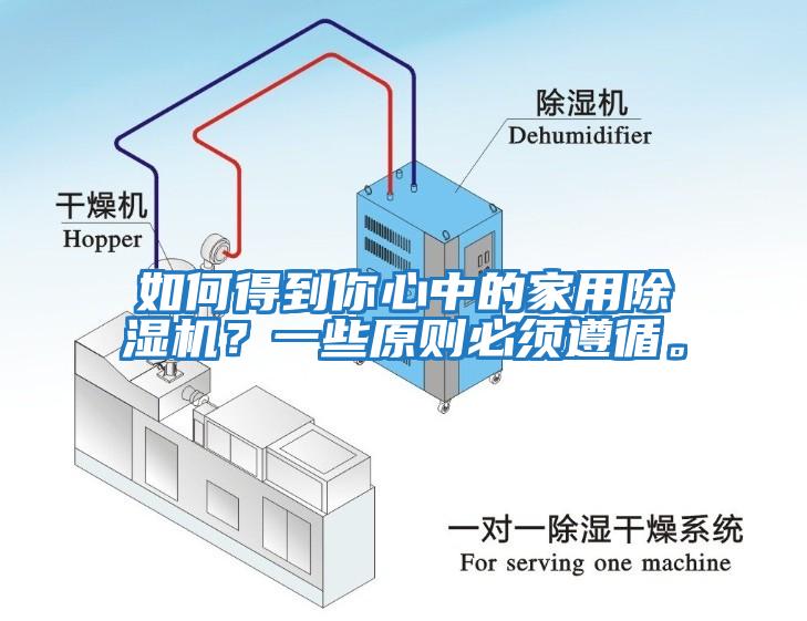 如何得到你心中的家用除濕機？一些原則必須遵循。