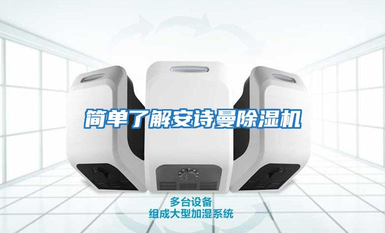 簡(jiǎn)單了解安詩(shī)曼除濕機